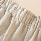 Couple Matching Cotton Linen Pajama Shorts - image 4