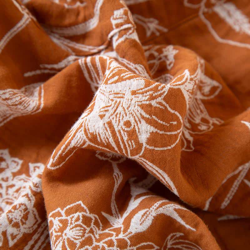 Lily Jacquard Cotton Gauze Lounge Pants - image 9