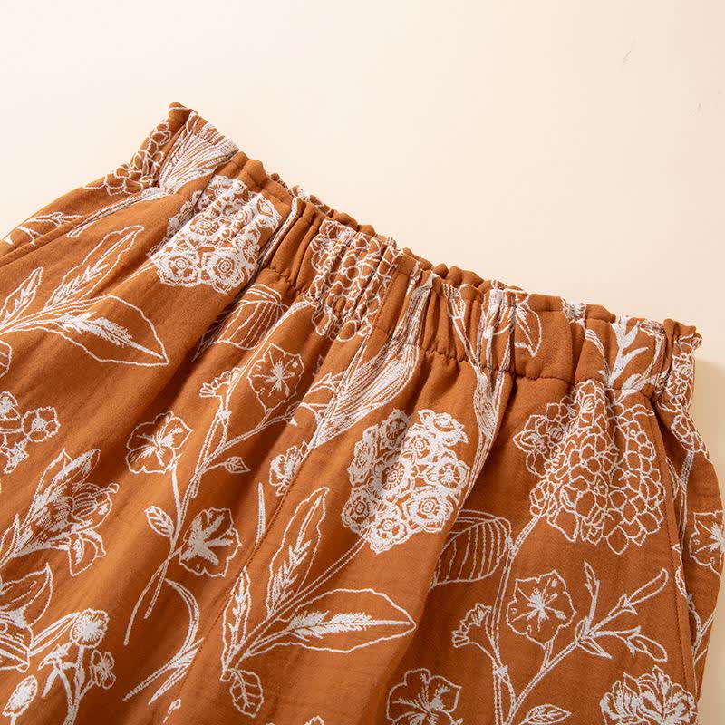 Lily Jacquard Cotton Gauze Lounge Pants - image 5