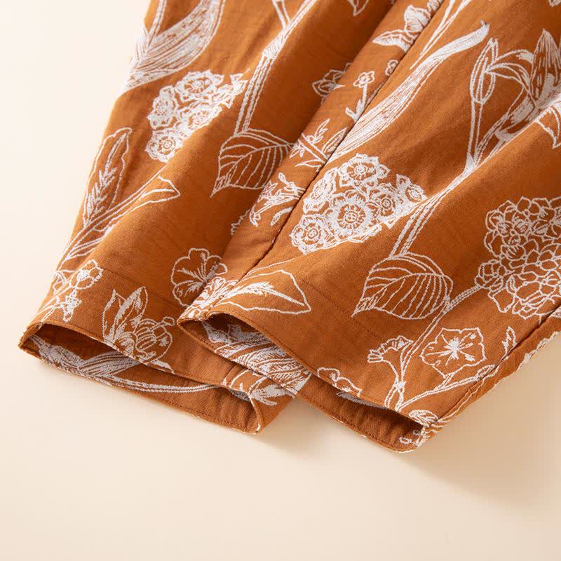 Lily Jacquard Cotton Gauze Lounge Pants - image 7