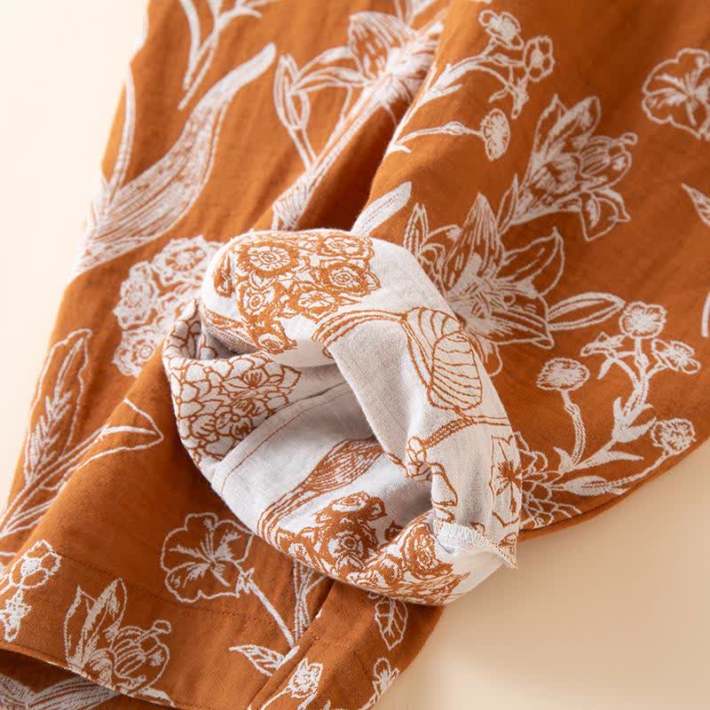 Lily Jacquard Cotton Gauze Lounge Pants - image 8