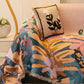 Botanical Cotton Sofa Throw Blanket - image 4