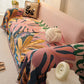 Botanical Cotton Sofa Throw Blanket - image 3