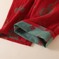 Oriental Style Gourd Persimmon Cotton Sleepwear - image 10
