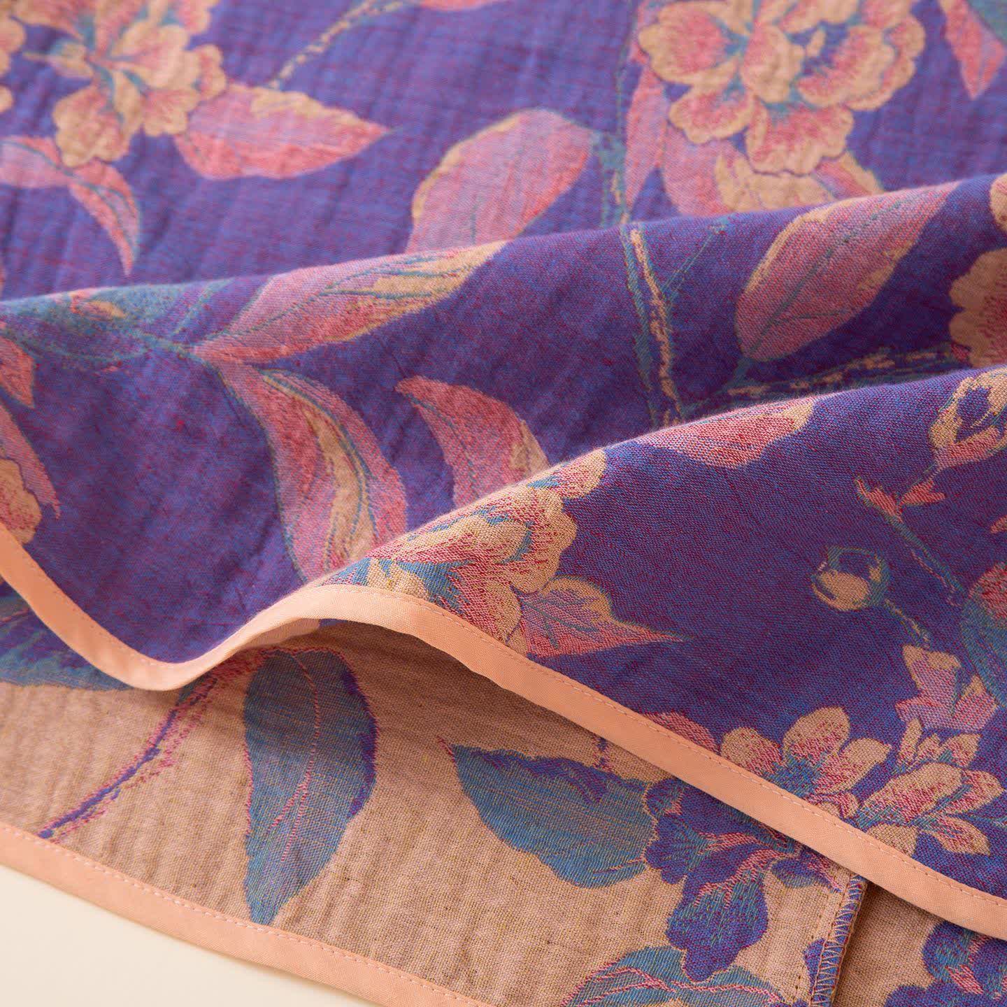 Oriental Style Peony Pomegranate Cotton Sleepwear - image 8