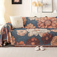 Chenille Camellia Jacquard Sofa Throw Blanket - image 3