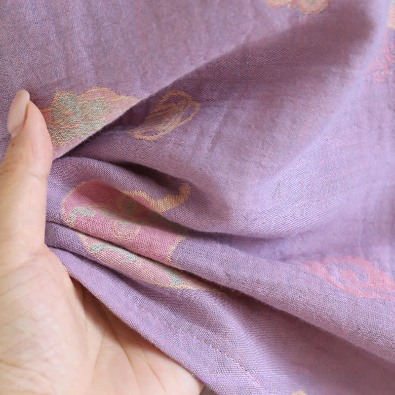 Gourd Pure Cotton Gauze Loose Nightdress - image 9