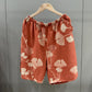 Ginkgo Leaf Jacquard Cotton Pajama Shorts - image 2