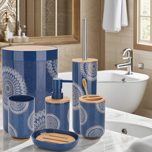 Mandala Boho Bathroom Accessory Set(6PCS) - image 2