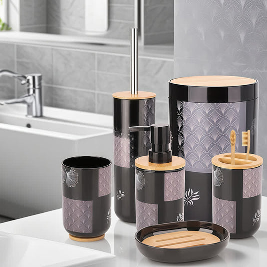 Ginkgo Leaf Bathroom Accessory Set(6PCS)  - image 2