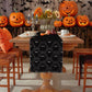Halloween Plush Ghost Embroidered Table Runner - Black - 14" x 130" - image 8