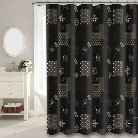 Ginkgo Leaf Waterproof Shower Curtain - image 2