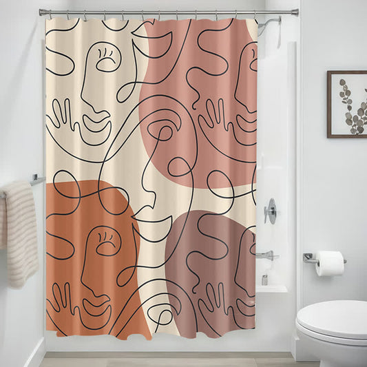 Modern Style  Waterproof Shower Curtain - 71" x 79" - image 1