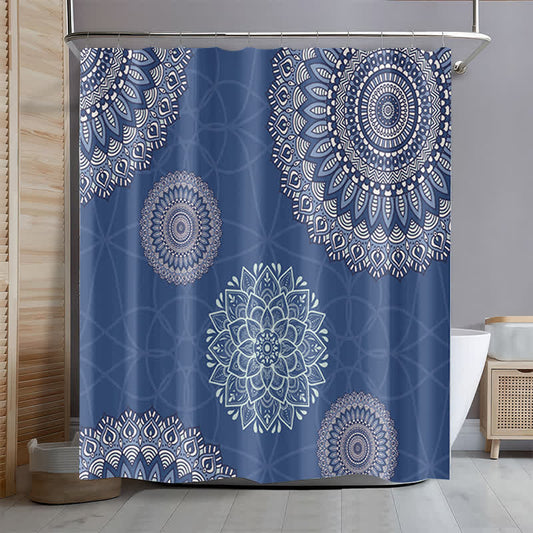 Retro Mandala Spa Shower Curtain - image 2