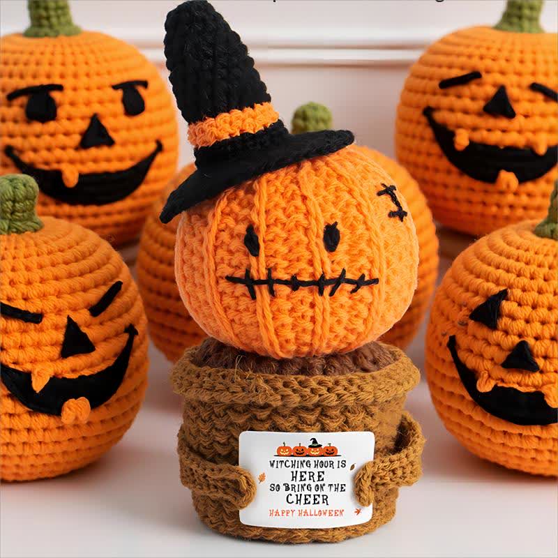 Halloween Crochet Potted Plant Ornament - image 4