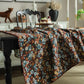 Retro Floral Blooming Jacquard Tablecloth - image 4