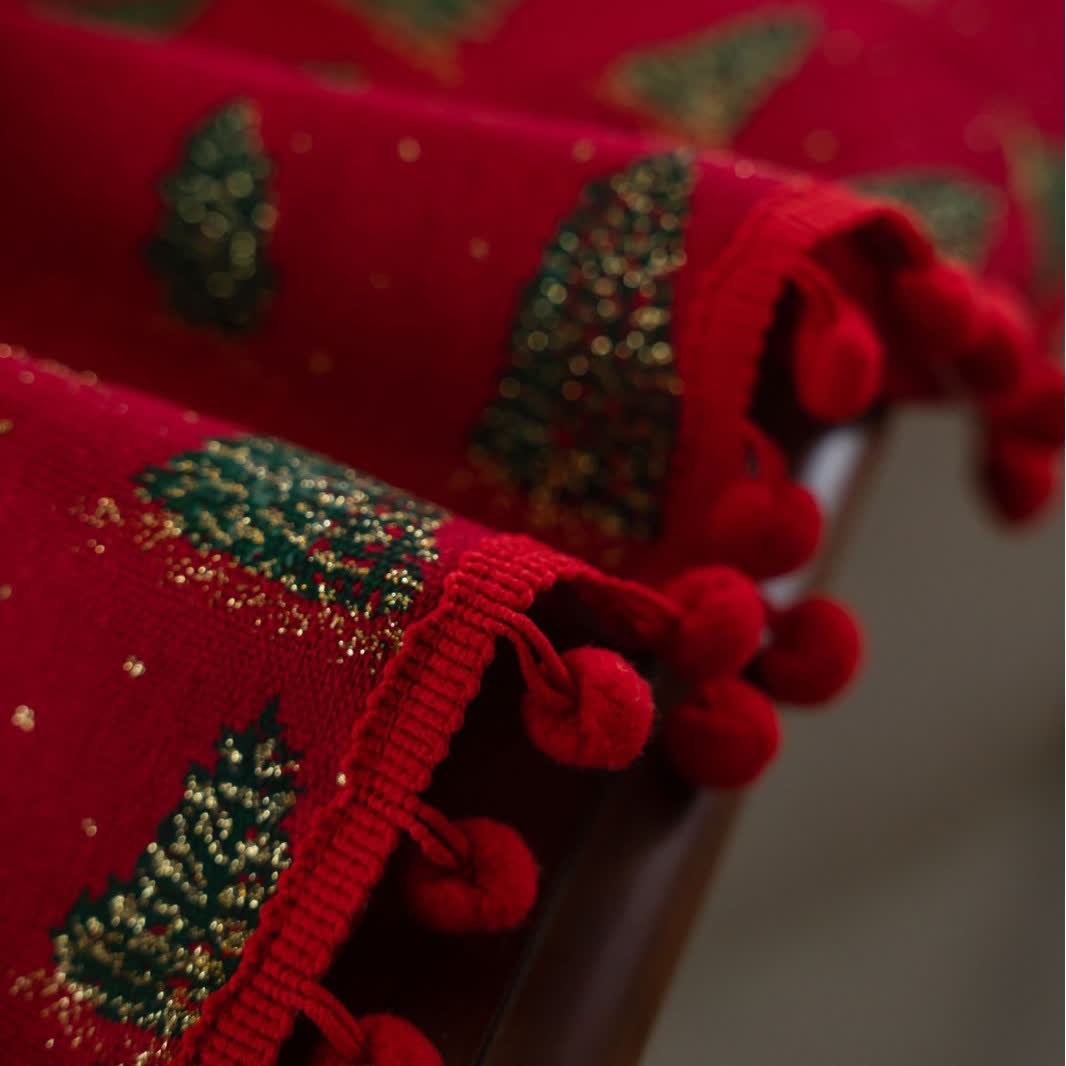 Christmas Fir Tree Print Tablecloth - image 5