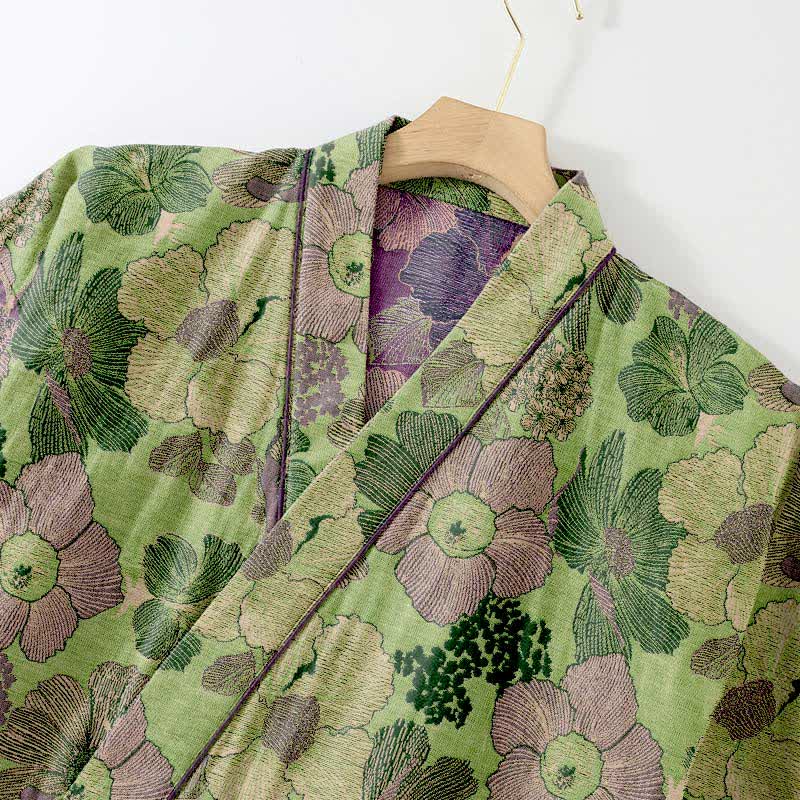 Peach Blossom Kimono style Loungewear Set - image 5