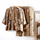 Large Ginkgo Leaf Cotton Kimono Pajamas - image 3