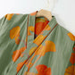 Large Ginkgo Leaf Cotton Kimono Pajamas - image 12