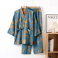 Ginkgo Cotton Gauze Kimono Loungewear Set - image 7