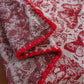 Red Butterfly Floral Jacquard Tablecloth - image 6