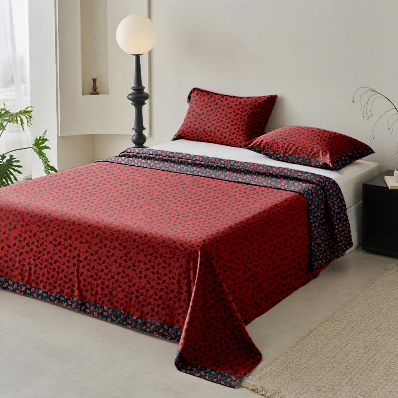 Ginkgo Biloba Natural Cotton Gauze Bedspread - image 2