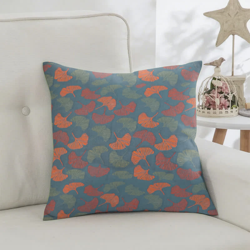 Ginkgo Cotton Gauze Jacquard Square Pillowcases(2PCS) - image 2