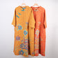 Vintage Peach Blossom Cotton Gauze Nightdress - image 1