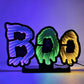 3D  "BOO" Infinity Lights Home Decoration - image 4