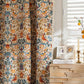 Vintage Botanical Bird Tassel Curtain - image 3