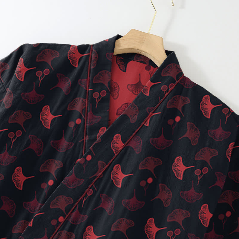 Ginkgo Organic Cotton Kimono Loungewear Set - image 9