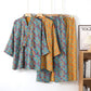 Ginkgo Leaf Cotton Kimono Loungewear Set - image 1