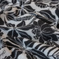 Vintage Black Floral Tassel Curtain - image 10