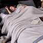 Minimalist Style Solid Color Blanket - Light Gray - King - image 7