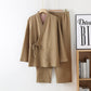 Cotton Gauze Kimono Couple Pajama Set - Gray Brown - Men XL - image 3