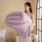 Vintage Floral Jacquard Throw Blanket - Purple - 90"W x 96"L - image 16