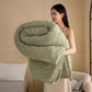 Vintage Floral Jacquard Throw Blanket - Light Green - 90"W x 96"L - image 28