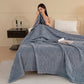 Vintage Floral Jacquard Throw Blanket - image 21