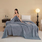 Vintage Floral Jacquard Throw Blanket - image 20