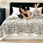 Leopard Jacquard Sherpa Throw Blanket - image 5