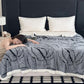 Large Leaf Jacquard Plush Blanket - image 12