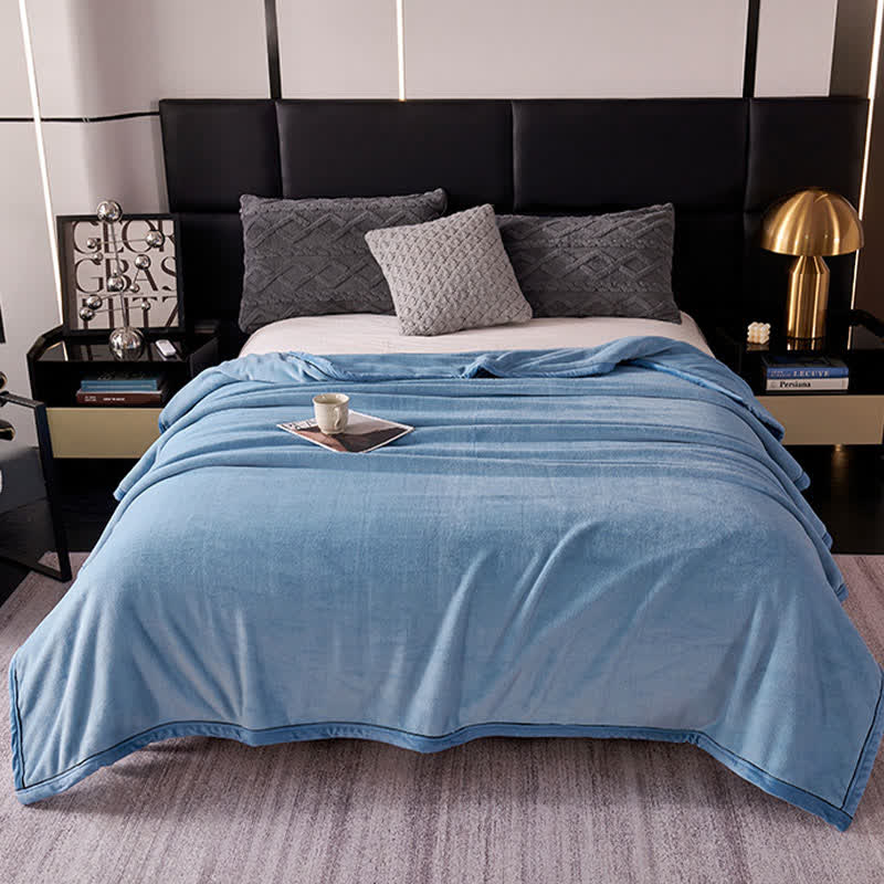 Minimalist Style Solid Color Blanket - image 19