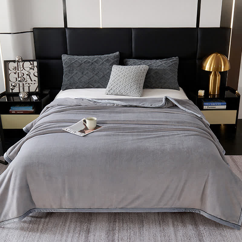 Minimalist Style Solid Color Blanket - image 22