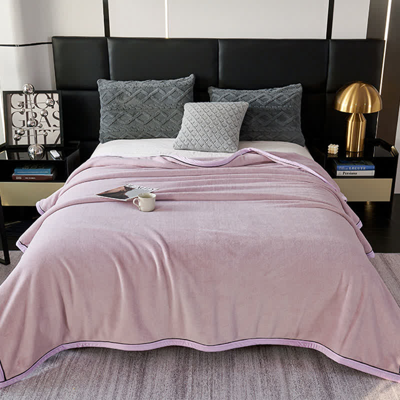 Minimalist Style Solid Color Blanket - image 20