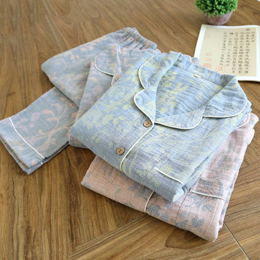 Elegant Floral Organic Cotton Loungewear Set - image 2