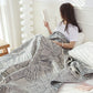 Modern Striped Muslin Cotton Gauze Quilt - image 3