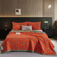 Ginkgo Biloba Organic Cotton Quilt - Orange Red - 2PCS Pillowcases - 20" x 36" - image 34
