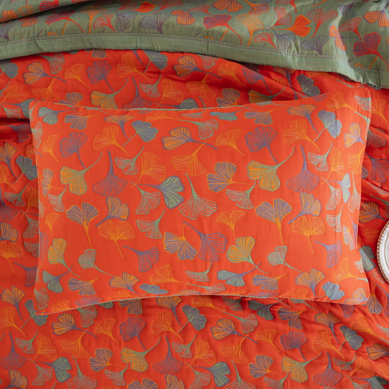 Ginkgo Biloba Organic Cotton Quilt - image 39