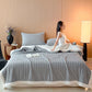 Textured Waffle Sherpa Throw Blanket - image 18
